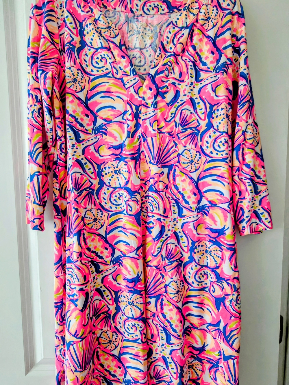 Lilly Pulitzer Pink Multi Seashell-Print Shift Dress